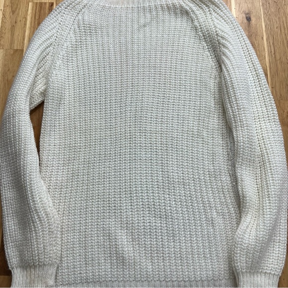 Disney Minnie Mouse White Knit Sweater Kids Girls Size 12 - Picture 3 of 4